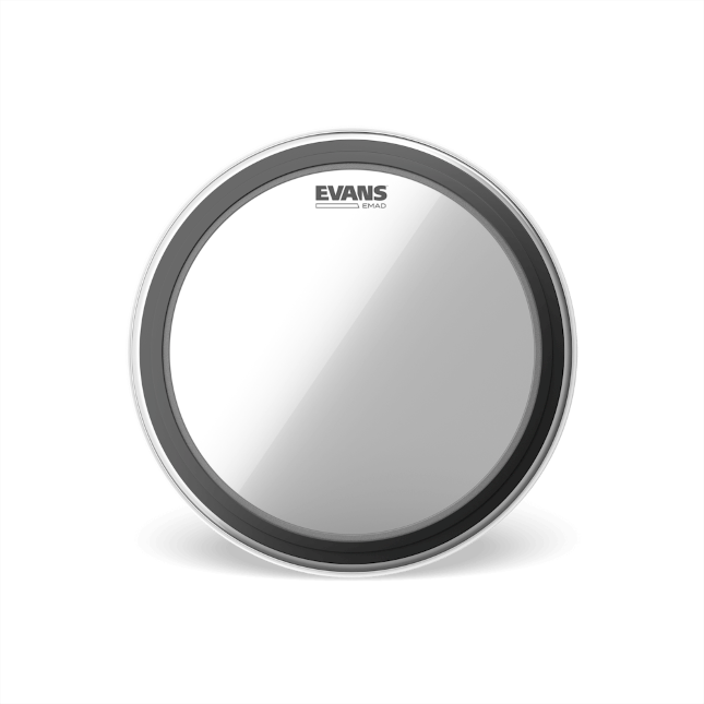 Evans BD18EMAD EMAD Clear Bass Batter Drumhead, 18 Inch