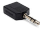 Hosa GPP-359 Adaptor, Dual 1/4 in TRS to 1/4 in TRS