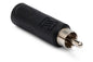 Hosa GPR-104 Adaptor, 1/4 in TS to RCA