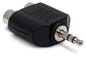 Hosa GRM-193 Adaptor, Dual RCA to 3.5 mm TRS