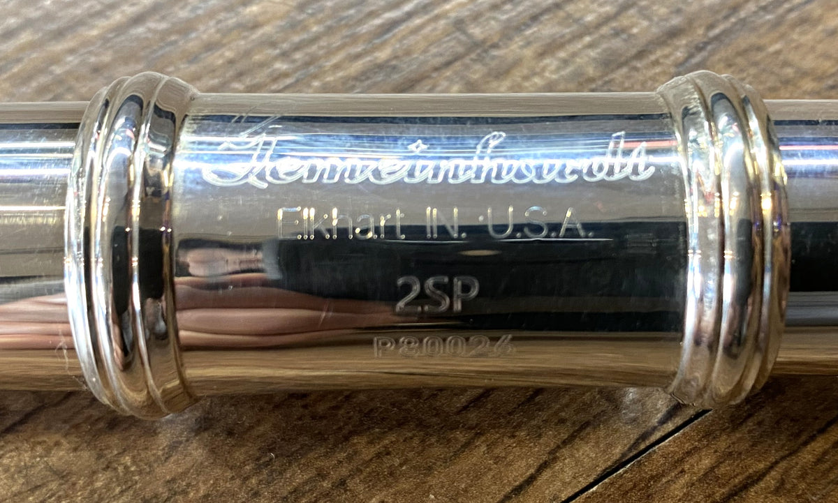 USED Gemeinhardt 2SP Silver-plated Closed-hole Student Model Flute with Original Case