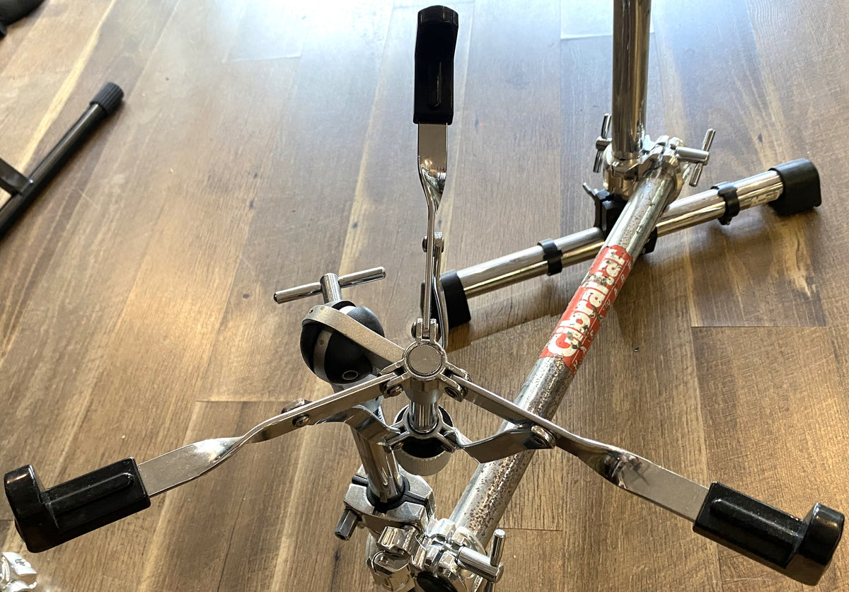 Gibraltar Chrome Finish Curved Double-Bass Drum Rack with Snare, Tom, and Cymbal Mounts