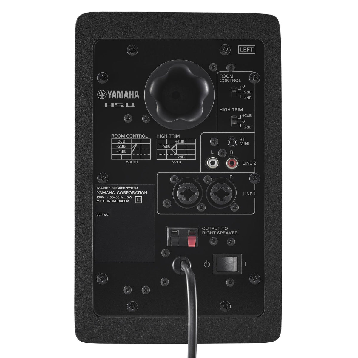 Yamaha HS4 4.5-inch Black Powered Studio Monitor Pair