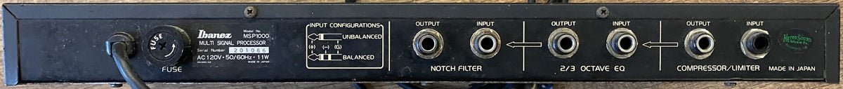 Ibanez MSP 1000 Multi Signal Effects Processor