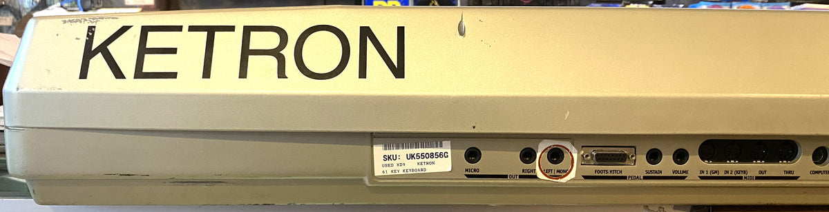 USED Ketron XD9 61-Key Digital Keyboard Arranger Workstation Synthesizer