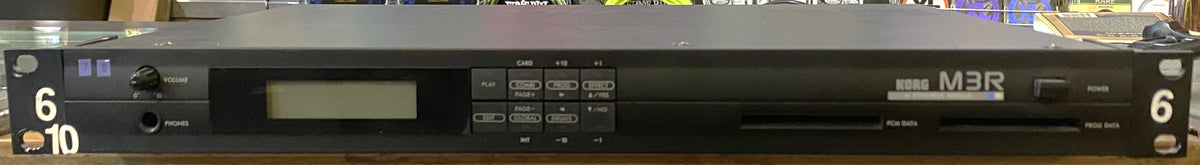 Korg M3R AI Synthesis Digital Synthesizer Rackmount Module and Korg RE1 Remote Editor with 8-Pin Cable