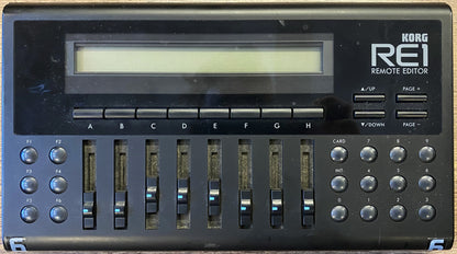 Korg M3R AI Synthesis Digital Synthesizer Rackmount Module and Korg RE1 Remote Editor with 8-Pin Cable