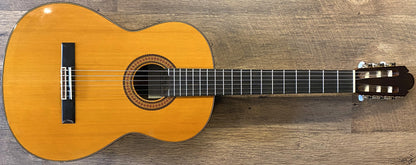 M. Horabe Model 35 Natural Gloss Finish Classical Nylon-String Acoustic Guitar with Case & Cover