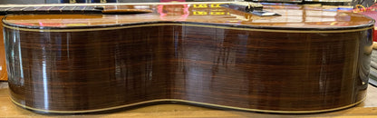 M. Horabe Model 35 Natural Gloss Finish Classical Nylon-String Acoustic Guitar with Case & Cover