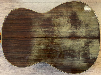 M. Horabe Model 35 Natural Gloss Finish Classical Nylon-String Acoustic Guitar with Case & Cover