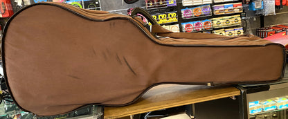 M. Horabe Model 35 Natural Gloss Finish Classical Nylon-String Acoustic Guitar with Case & Cover