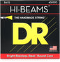 DR Strings MLR-45 Hi-Beam Stainless Steel Bass Guitar Strings - .045-.100 Medium-Light