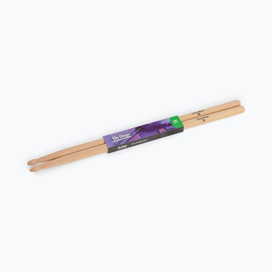 On-Stage MW7A 7A Maple Wood Tip Drum Sticks