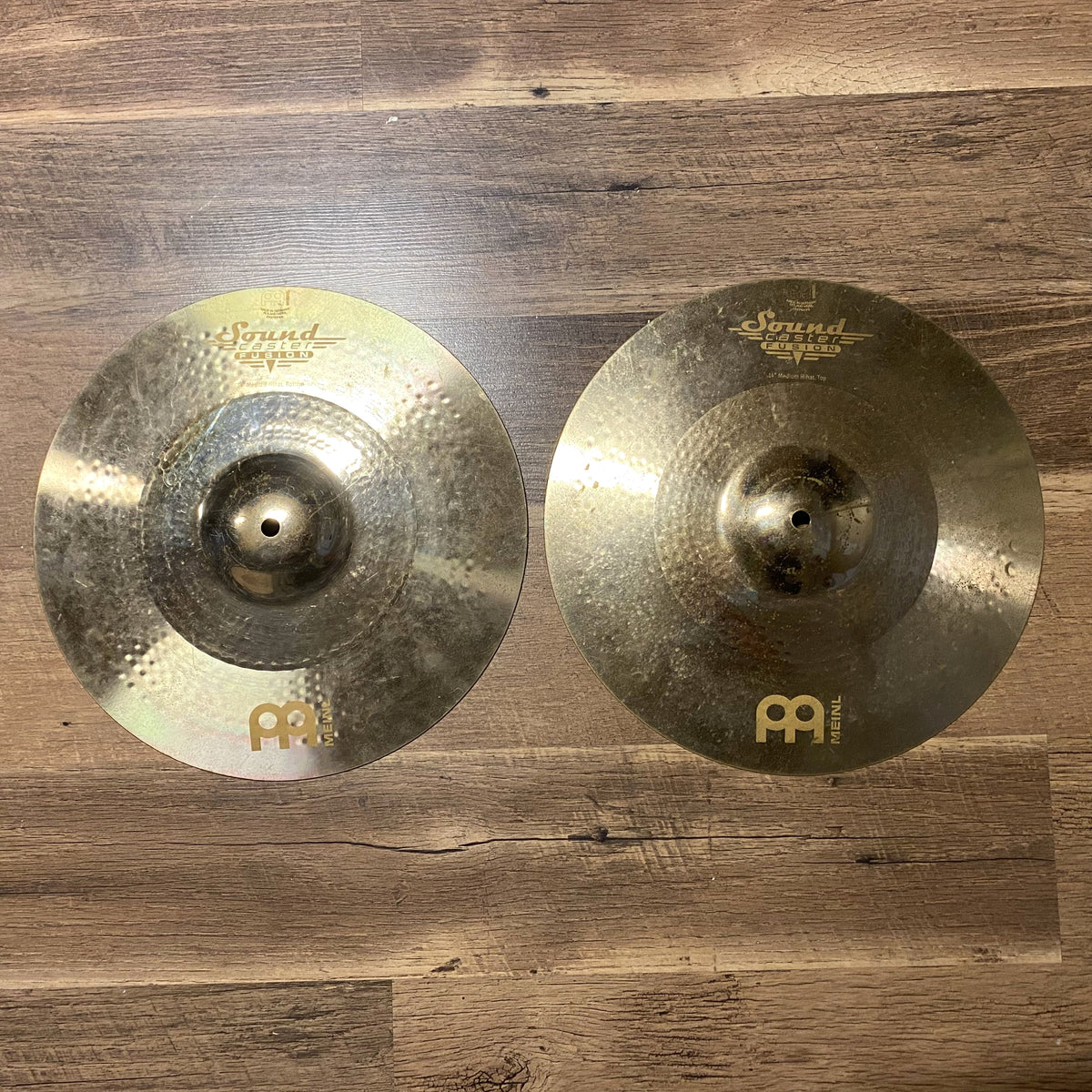 Meinl Soundcaster Fusion Medium Brilliant Finish 14-Inch Hi-Hat Cymbals