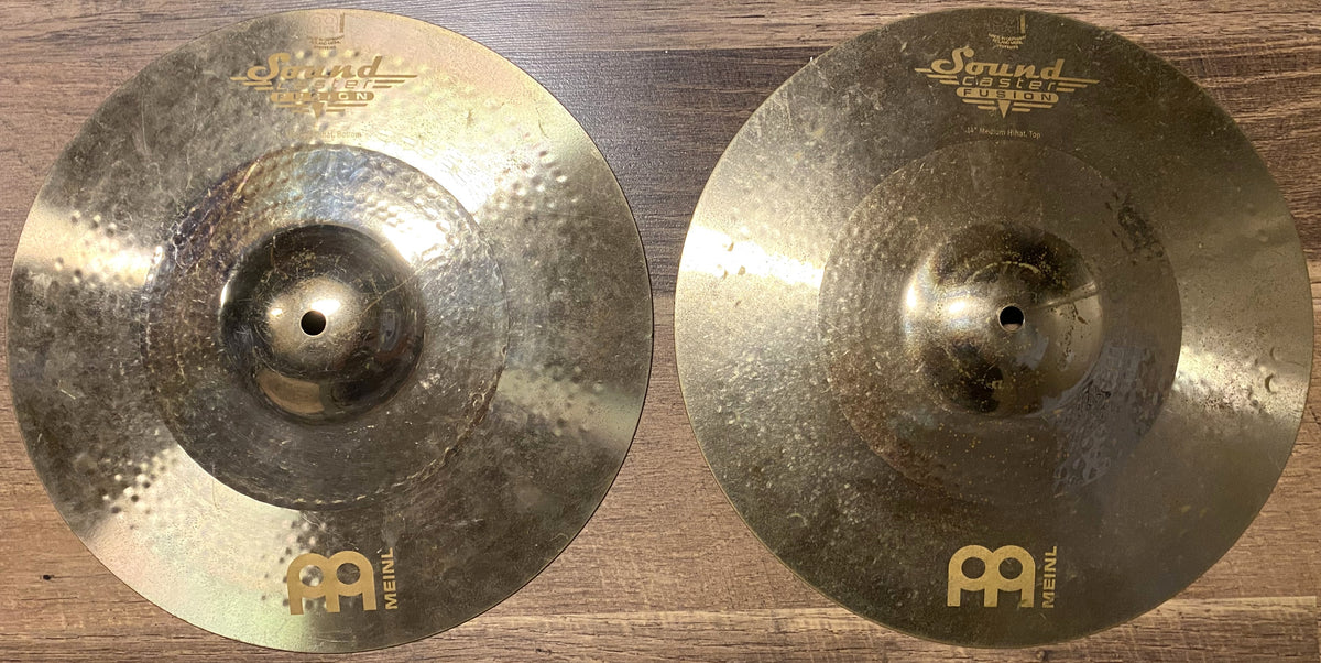 Meinl Soundcaster Fusion Medium Brilliant Finish 14-Inch Hi-Hat Cymbals