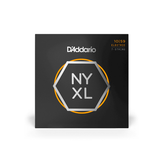 D'Addario NYXL1059 10-59 Regular Light 7-String, NYXL Electric Guitar Strings
