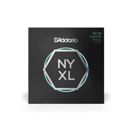 D'Addario NYXL1270PS 12-70 Custom Medium C6, NYXL Pedal Steel Guitar Strings