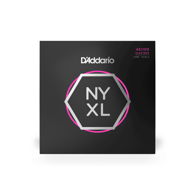 D'Addario NYXL45100 45-100 Regular Light, Long Scale, NYXL Bass Strings