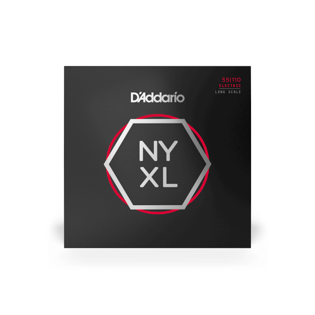 D'Addario NYXL55110 55-110 Heavy, Long Scale, NYXL Bass Strings