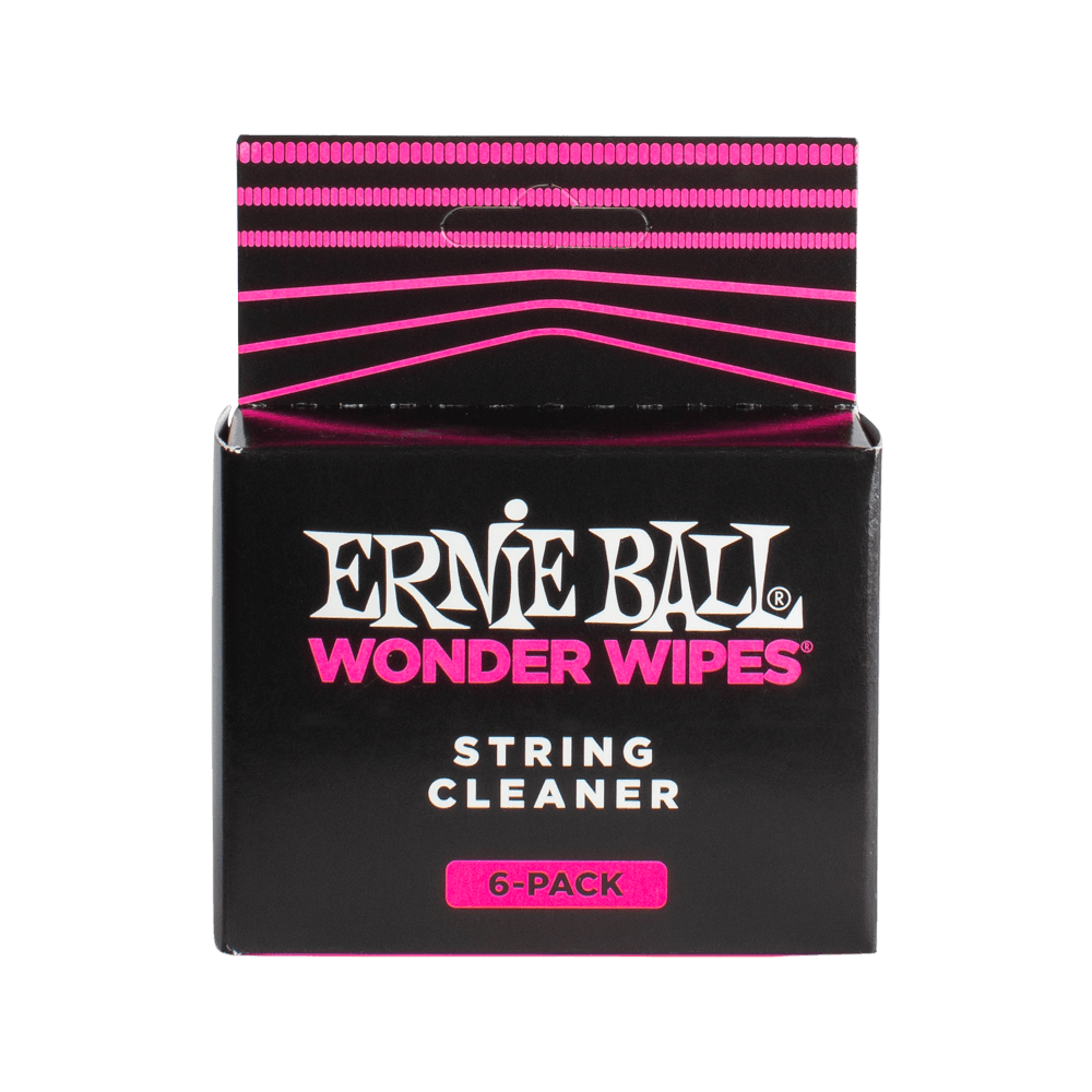 Ernie Ball P04277 Wonder Wipes String Cleaner - 6 Pack