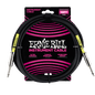 Ernie Ball P06048 Classic Instrument Cable Straight/Straight - 10ft Black