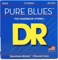 DR Strings PB5-40 Pure Blues Quantum-Nickel/Round Core Bass Guitar Strings - .040-.120 Light
