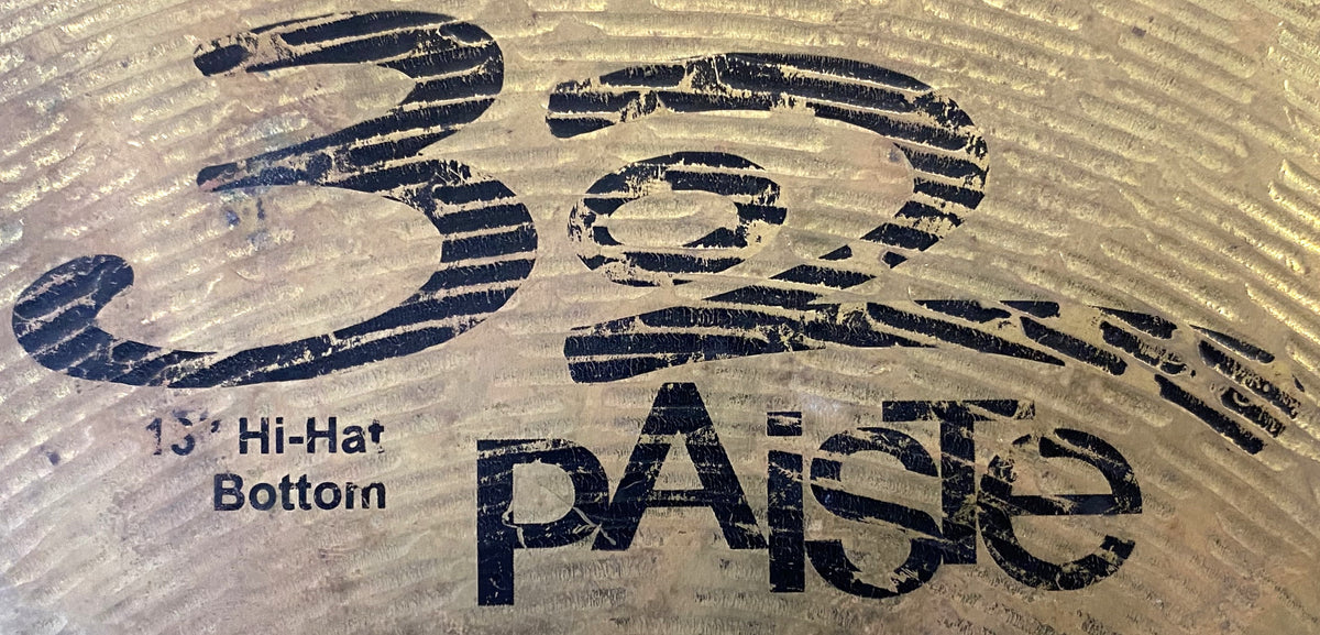 Paiste 302 13" Traditional Finish Hi-Hat Cymbals
