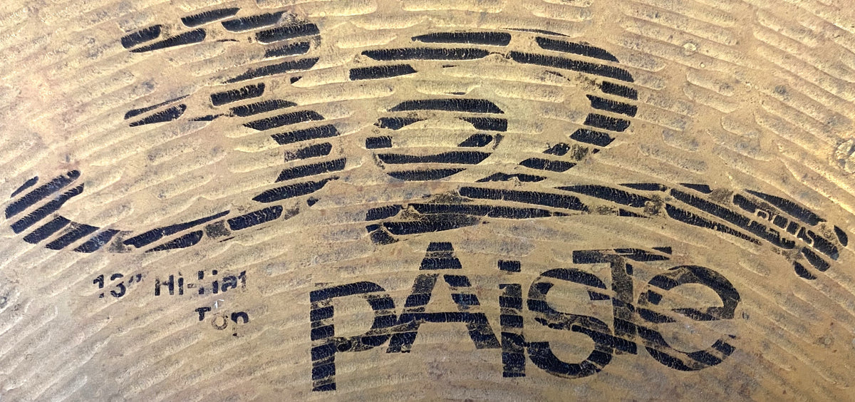 Paiste 302 13" Traditional Finish Hi-Hat Cymbals
