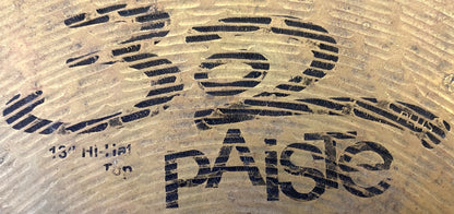 Paiste 302 13" Traditional Finish Hi-Hat Cymbals