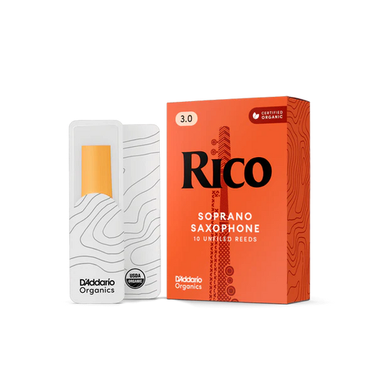 Rico by D'Addario RIA1030 Soprano Sax Reeds, Strength 3