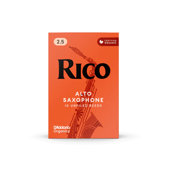 Rico by D'Addario RJA1025 Alto Saxophone Reeds, Strength 2.5