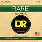 DR Strings RPL-10 Rare Acoustic Guitar Strings - .010-.048 Extra Light
