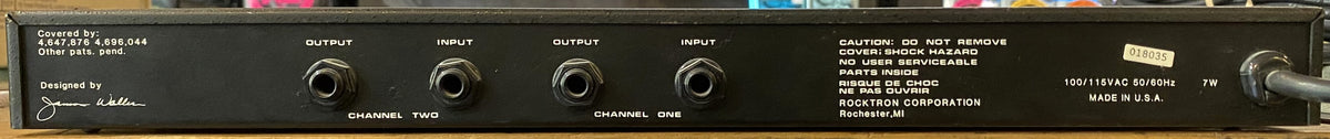 Rocktron HUSH IICX 2-Channel Rackmount Noise Reduction System