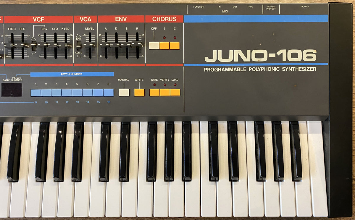Roland Juno-106 61-Key Programmable Polyphonic Analog Synthesizer Keyboard
