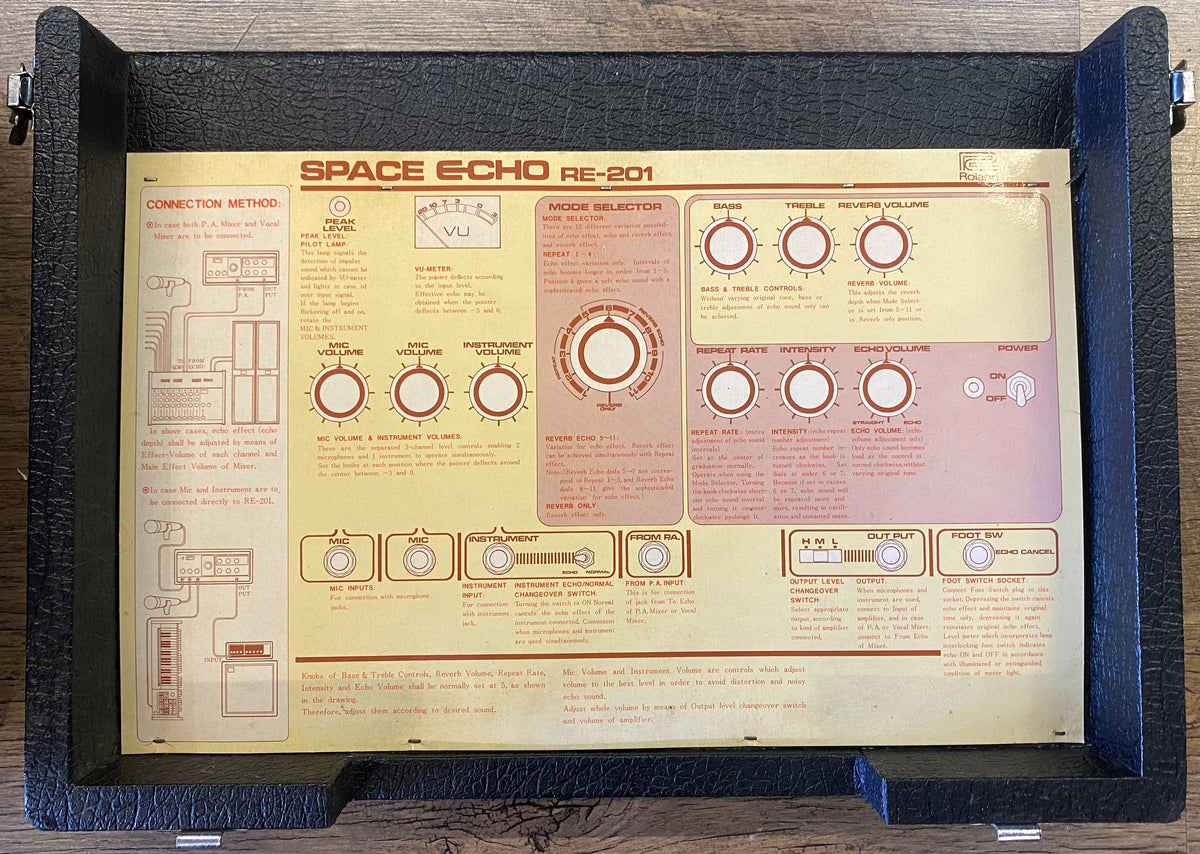 Roland RE-201 Space Echo Tape Delay/Reverb Effects Unit