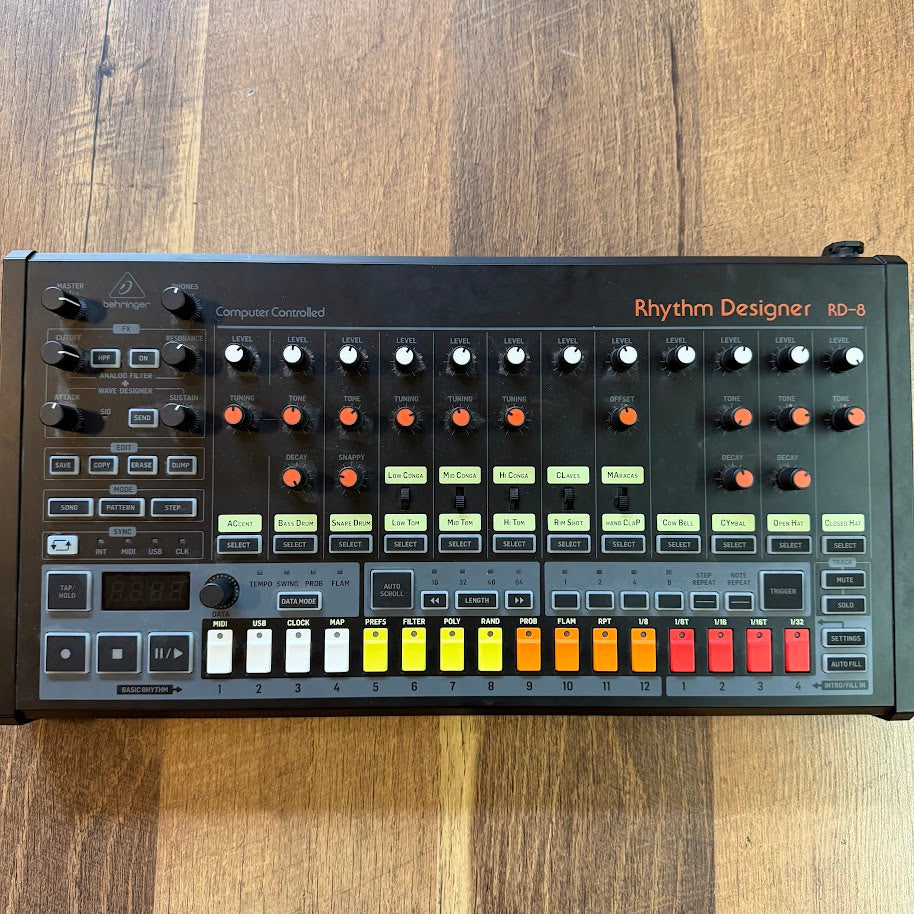 USED Behringer RD-8 Rhythm Composer Drum Machine