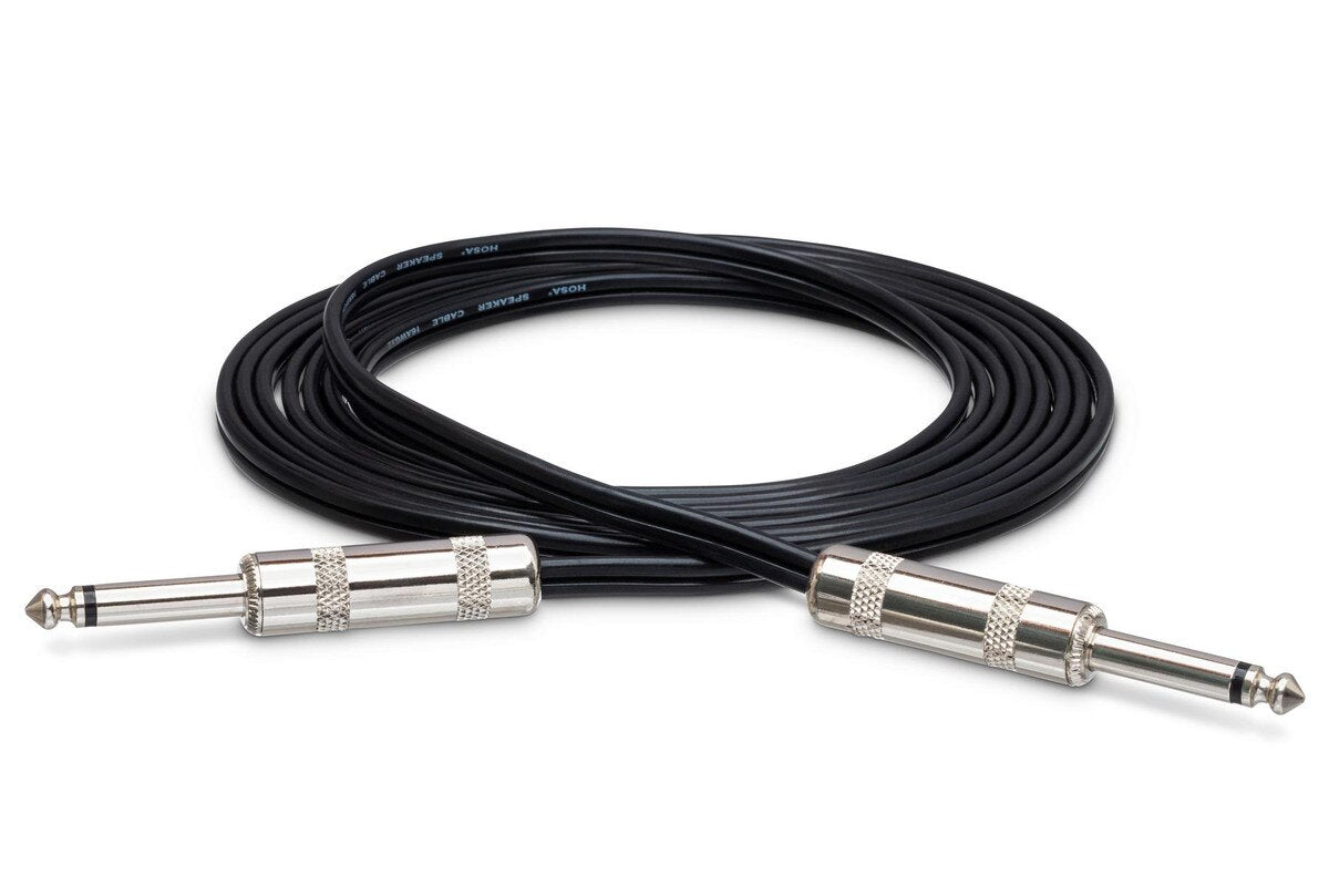 Hosa SKZ-610 Speaker Cable 1/4-inch TS to Same - 10ft