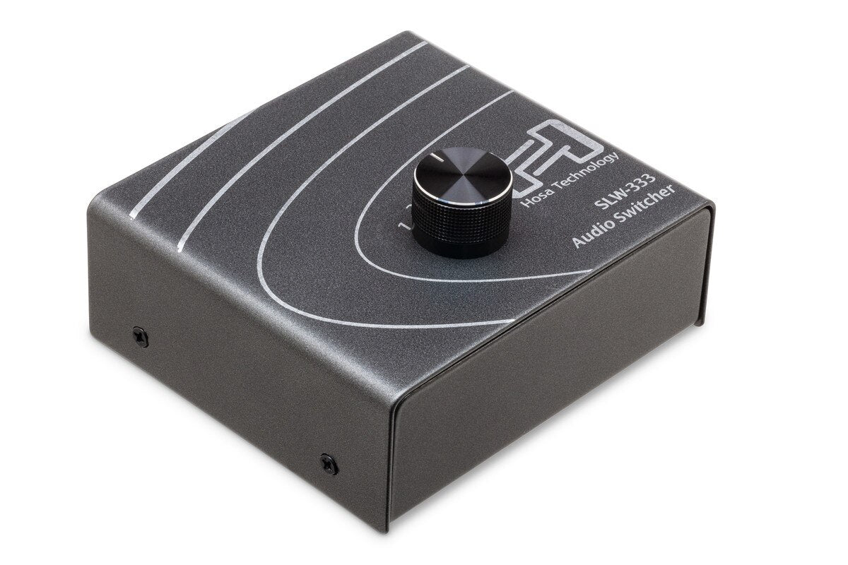 Hosa SLW-333 Audio Switcher, 1/4 in TRS to 3 x 1/4 in TRS