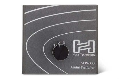 Hosa SLW-333 Audio Switcher, 1/4 in TRS to 3 x 1/4 in TRS