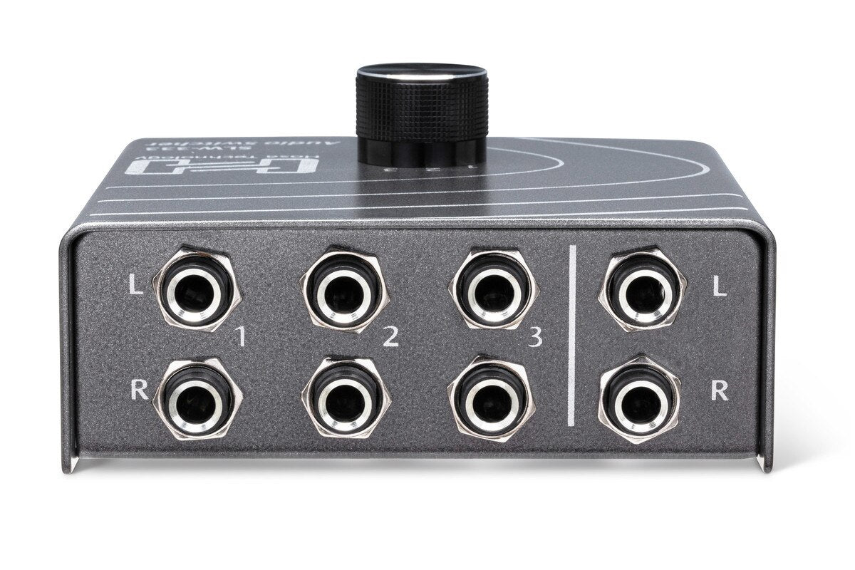 Hosa SLW-333 Audio Switcher, 1/4 in TRS to 3 x 1/4 in TRS