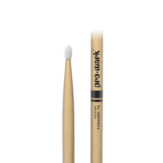 ProMark TX7AN Classic Forward 7A Hickory Drumstick, Oval Nylon Tip