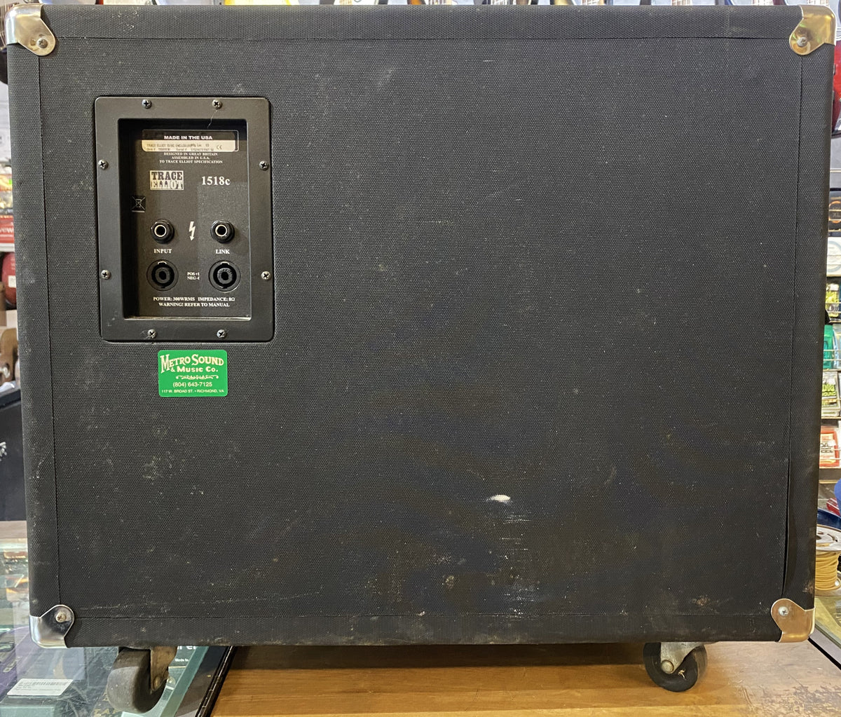 Trace Elliot 1518C 300-Watt 1 x 15" Bass Guitar Amplifier Extension Cabinet