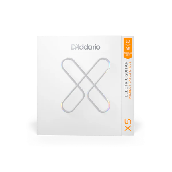 D'Addario XSE1046 10-46 Regular Light, XS Nickel Coated Electric Guitar Strings