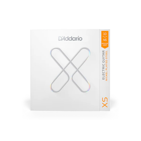 D'Addario XSE1046 10-46 Regular Light, XS Nickel Coated Electric Guitar Strings