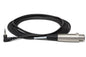 Hosa XVM-115F Microphone Cable, XLR3F to Right-angle 3.5 mm TRS - 15ft