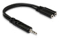 Hosa YMM-232 3.5mm TRS to Dual 3.5mm TRS Y Cable
