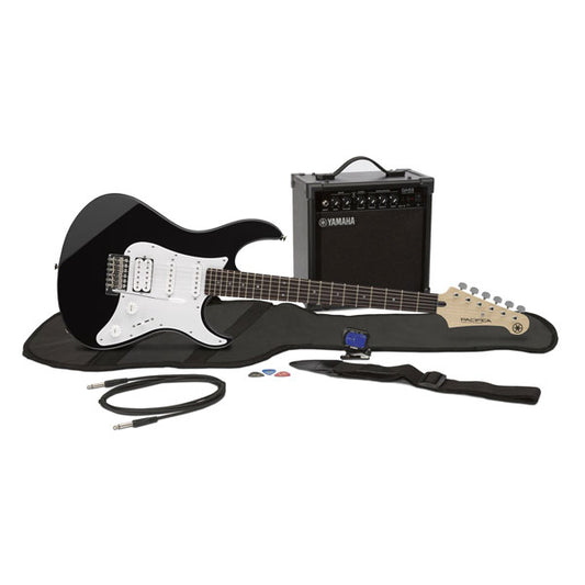 Yamaha GigMaker Gloss Black Finish Electric Guitar and Amplifier Starter Pack