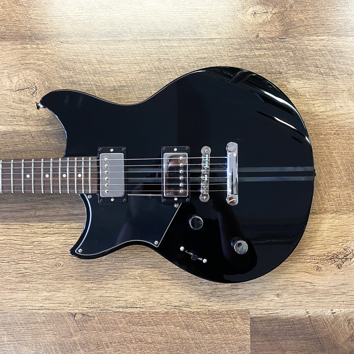 Yamaha Revstar Element RSE20L Gloss Black Finish Left-Handed Electric Guitar