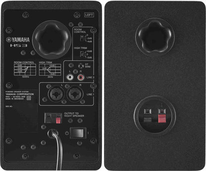 Yamaha HS3 3.5-inch Powered Studio Monitor Pair - Black