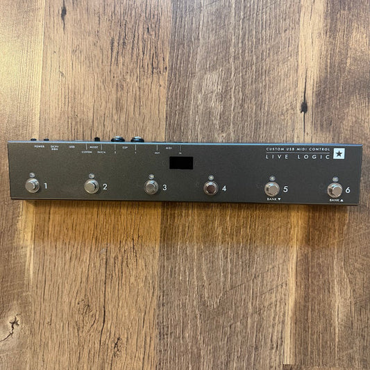 USED Blackstar Live Logic 6-Button USB MIDI Footswitch Controller
